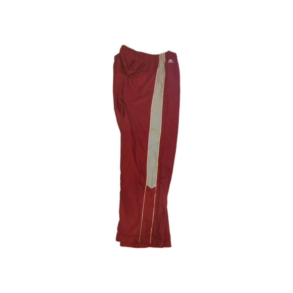 VTG Starter Alabama Crimson Tide Mesh Lined Windbreaker Pants Men's SZ Large A3‎